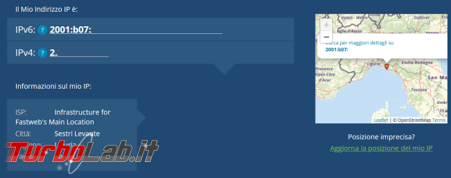 Come scoprire indirizzo pubblico Powershell