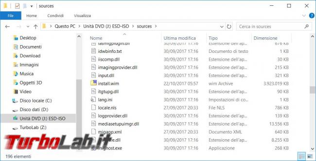 Come scoprire numero versione (build) immagine ISO Windows senza installarla