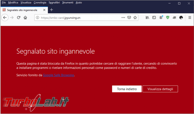 Come segnalare sito Phishing Google, netcraft Phishtank modo sia bloccato