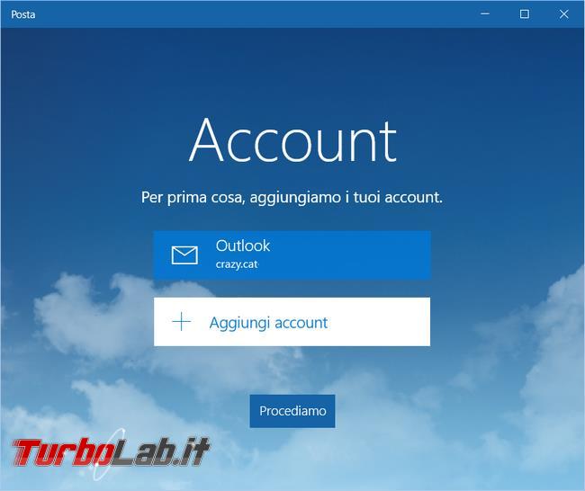 Come si configura utilizza l’app Posta Windows 10