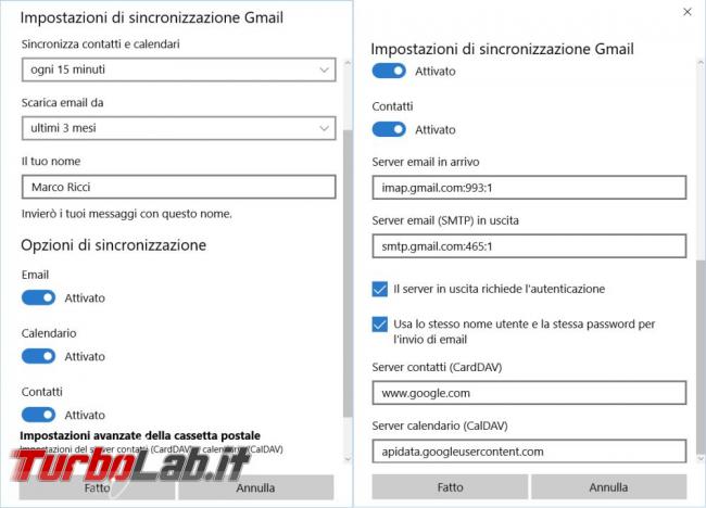 Come si configura utilizza l’app Posta Windows 10