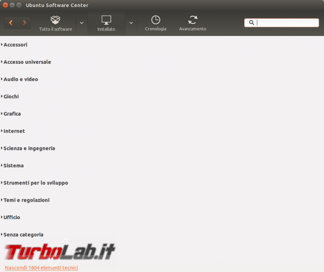 Come si disinstallano programmi Ubuntu
