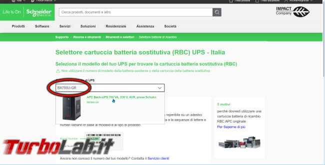 Come sostituire batteria APS Back-UPS (video)