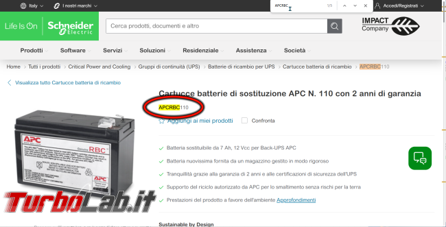 Come sostituire batteria APS Back-UPS (video)