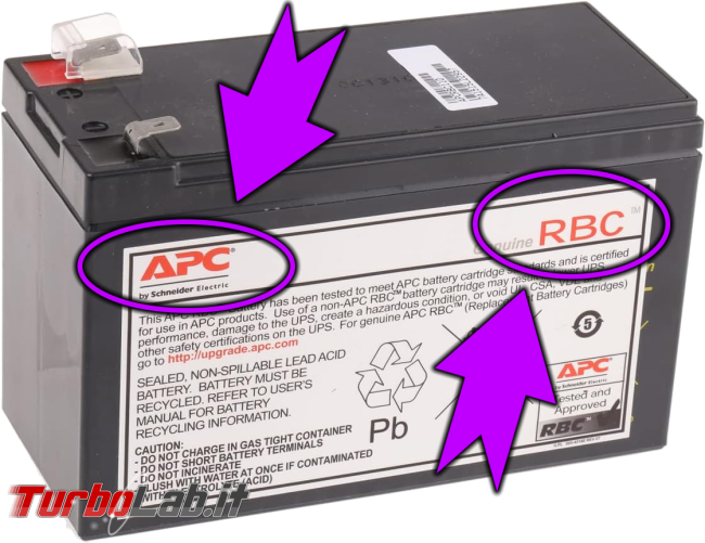 Come sostituire batteria APS Back-UPS (video)