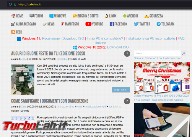 Come sottolineare tutti link presenti pagina Firefox 121