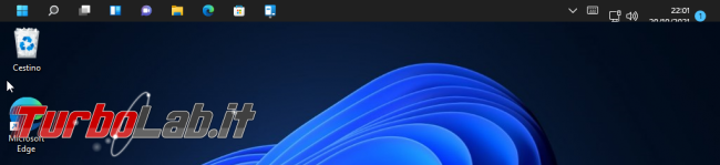 Come spostare alto barra applicazioni Windows 11 regolarne dimensione Taskbar11