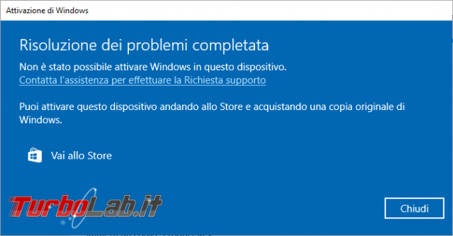 Come superare l’errore 0xC004C003 riuscire attivare Windows 10