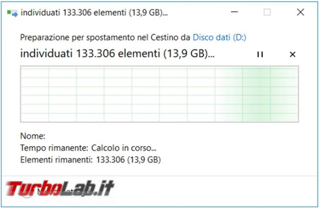 Come superare l’errore “Impossibile enumerare oggetti contenitore” diventare proprietari cartella non si riesce cancellare