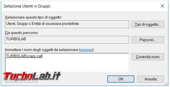 Come superare l’errore “Impossibile enumerare oggetti contenitore” diventare proprietari cartella non si riesce cancellare