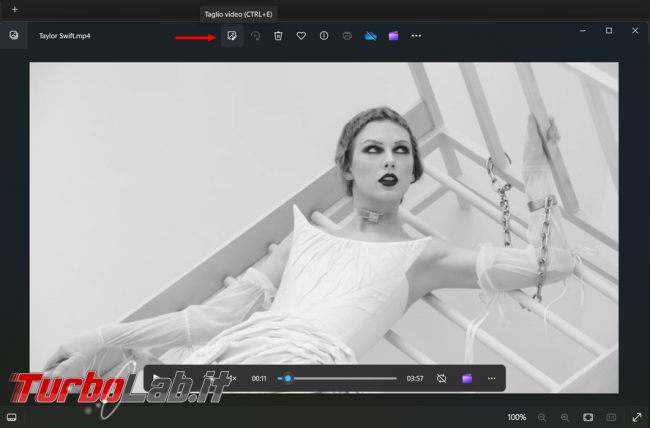 Come tagliare video MP4 l’app Foto Windows