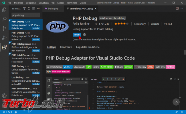 Come usare Xdebug Visual Studio Code: Guida Definitiva debug PHP ( breakpoint ed esecuzione step Windows 11, Windows 10 Linux) - zShotVM_1622708157