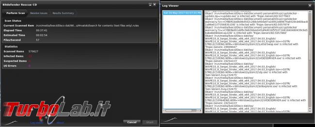 Come utilizzare Bitdefender Rescue CD ripulire pc infetto