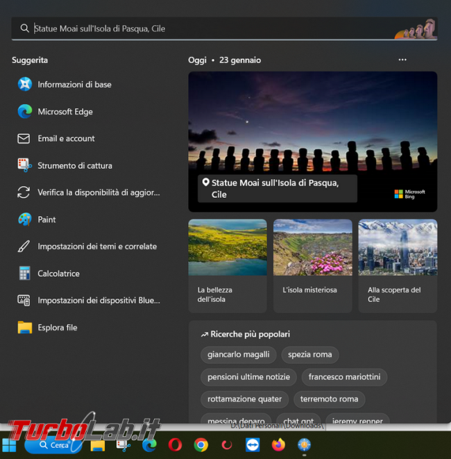 Come utilizzare browser predefinito aprire link ricerca, Store, Notizie interessi Widget