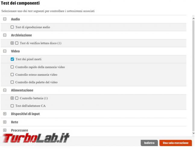 Come utilizzare diagnostica verificare problemi hardware computer HP