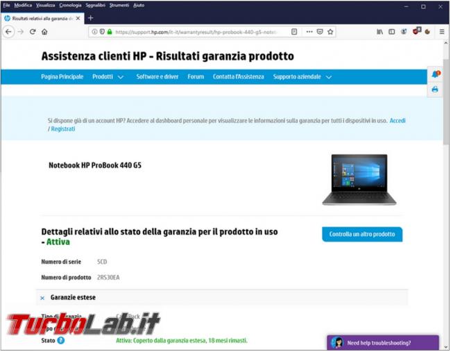 Come utilizzare diagnostica verificare problemi hardware computer HP