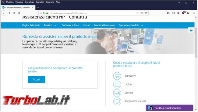 Come utilizzare diagnostica verificare problemi hardware computer HP