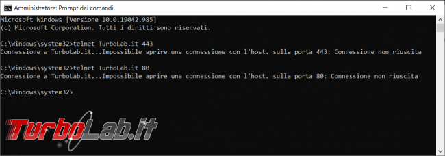 Come utilizzare linea comando diagnosticare problemi rete collegamento internet