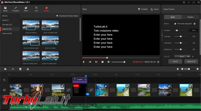 Come utilizzare Minitool MovieMaker creare video personalizzati