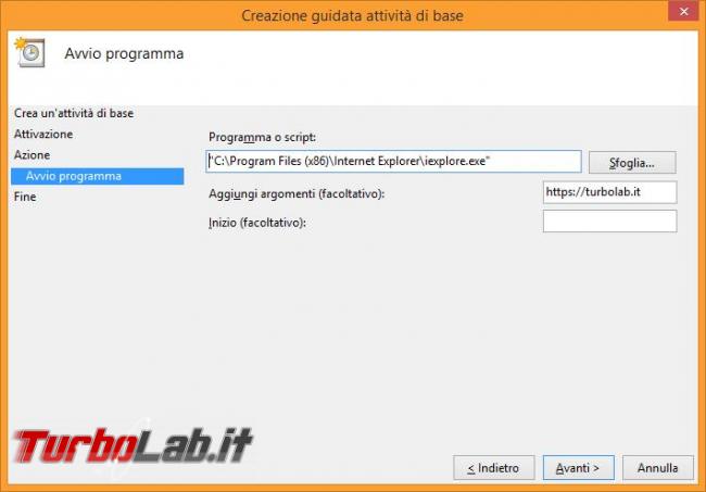 Come utilizzare operazioni pianificate Windows