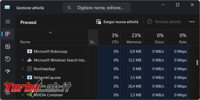 Come utilizzare robocopy fare backup tempo reale file modificati