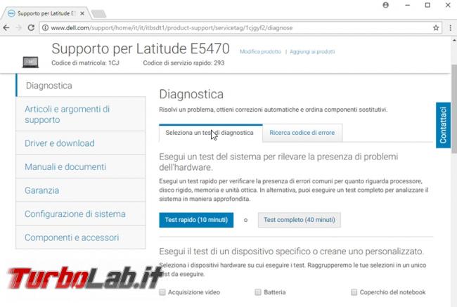 Come utilizzare supporto Dell cercare driver, diagnosticare problemi creare supporto ripristinare computer
