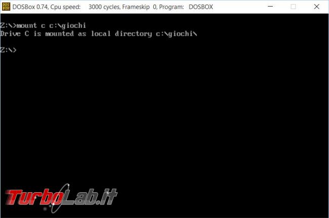 Come utilizzare vecchi giochi programmi DOS Windows