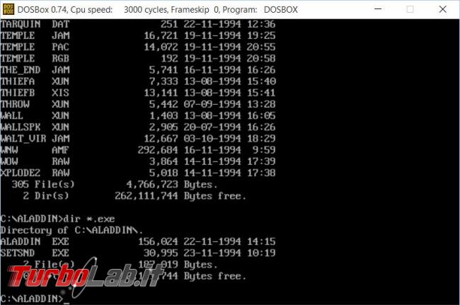 Come utilizzare vecchi giochi programmi DOS Windows