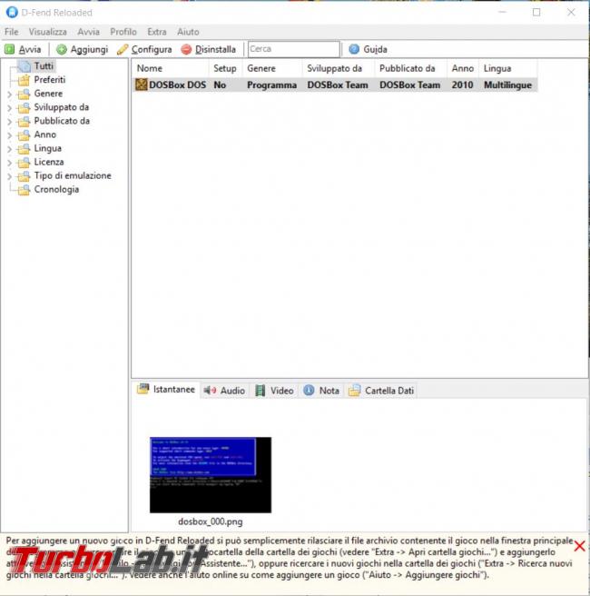 Come utilizzare vecchi giochi programmi DOS Windows