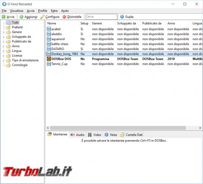 Come utilizzare vecchi giochi programmi DOS Windows