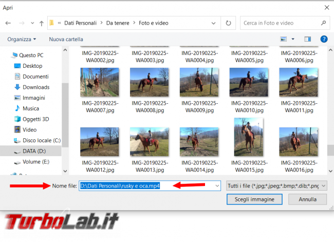 Come utilizzare video come immagine account Windows