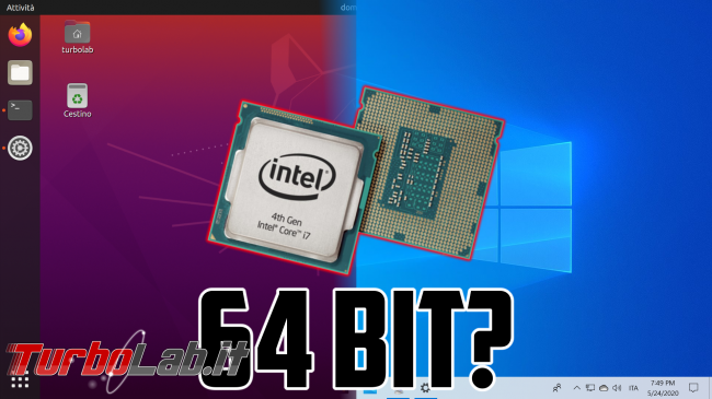 Come vedere se PC ha processore 64 bit (CPU x64) Windows 10 Linux - 64 bit cpu spotlight