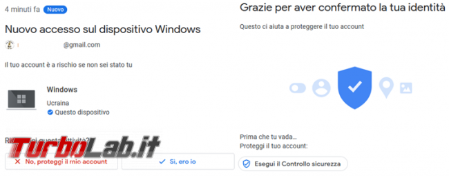 Come verificare accessi account Google gmail