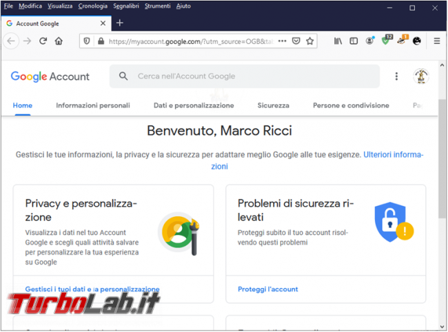 Come verificare accessi account Google gmail