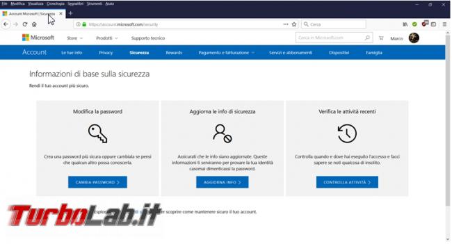 Come verificare accessi effettuati account online Microsoft trovare quelli sospetti