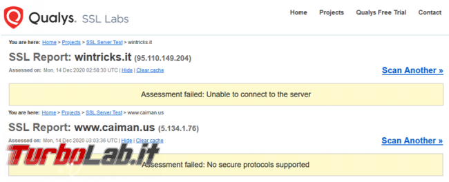 Come verificare certificato problemi sito quando browser segnala connessione non sicura