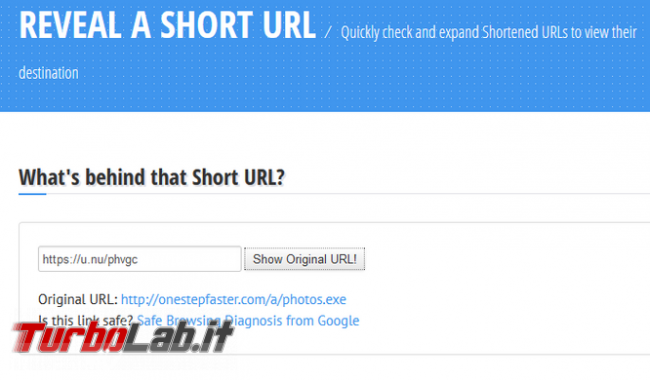 Come verificare cosa si nasconde dietro link breve