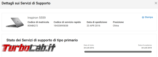 Come verificare garanzia computer marca sapere quanto è vecchio