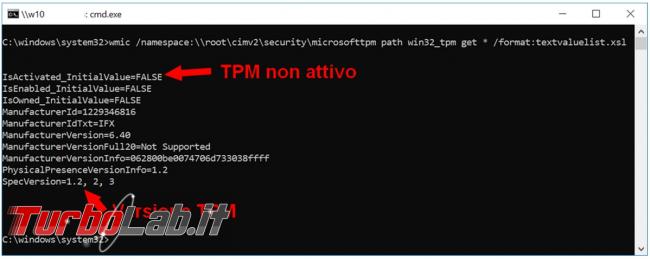 Come verificare remoto computer l’attivazione versione TPM