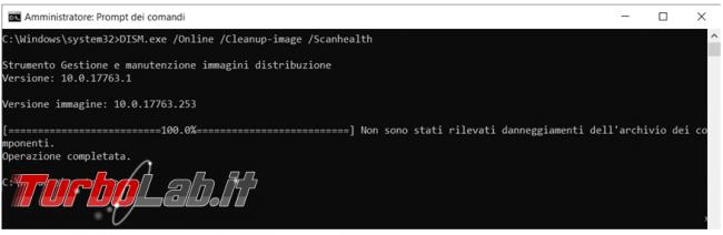 Come verificare riparare file sistema danneggiati comando Dism