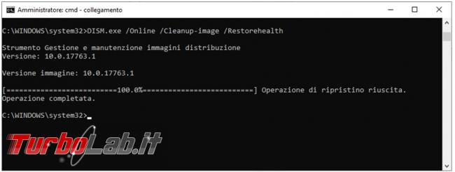 Come verificare riparare file sistema danneggiati comando Dism