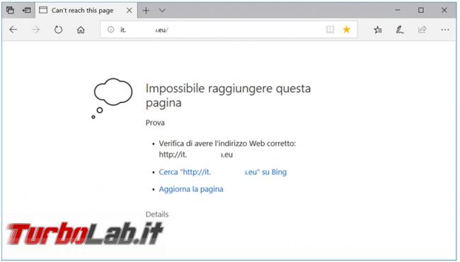 Come verificare se sito internet è irraggiungibile (down) solo noi tutti quanti