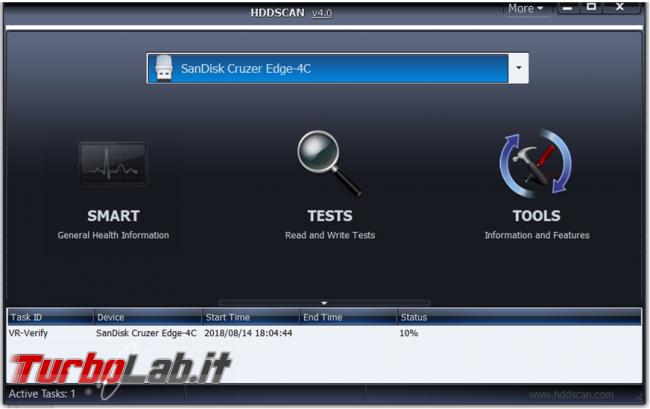 Come verificare stato salute hard disk HDDScan