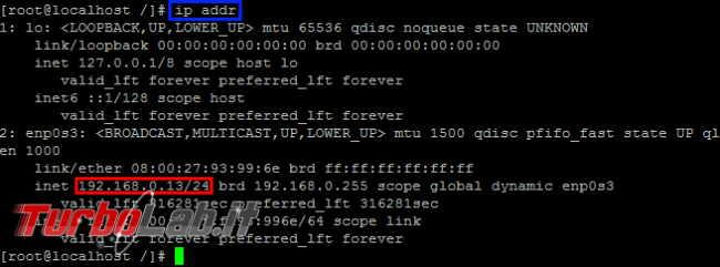 Come visualizzare indirizzo IP Linux CentOS (-bash: ifconfig: command not found)