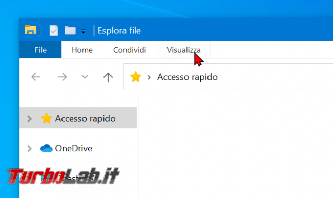 Come visualizzare modificare estensioni file Windows 10