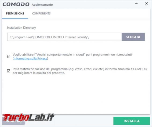 Comodo Firewall 10 messo prova TurboLab.it