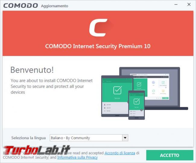 Comodo Internet Security Premium 10 prova TurboLab.it