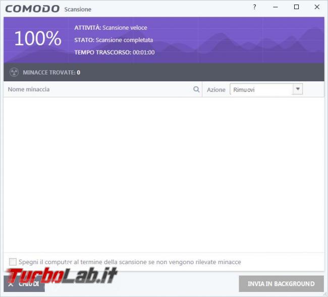 Comodo Internet Security Premium 10 prova TurboLab.it