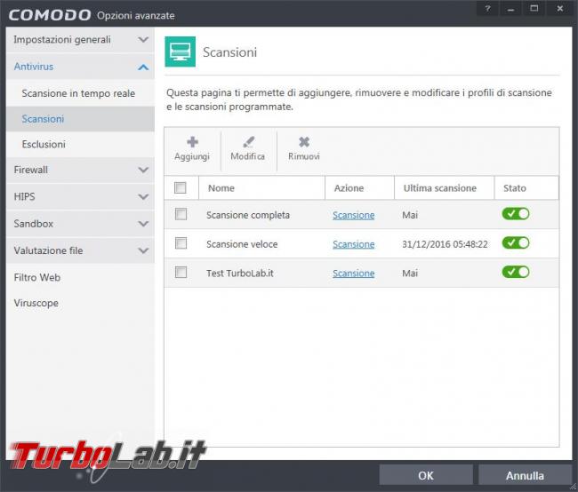 Comodo Internet Security Premium 10 prova TurboLab.it
