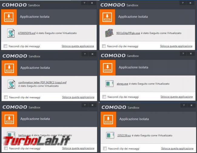 Comodo Internet Security Premium 10 prova TurboLab.it